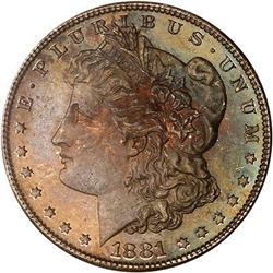 1881-S Morgan Dollar NGC MS65