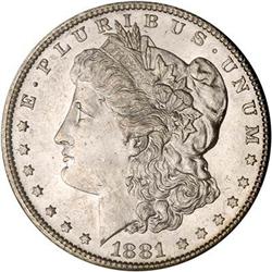 1881-S Morgan Dollar MS64*