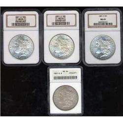 1881-S Morgan Dollar ANACS MS64