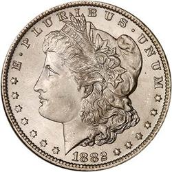1882-CC Morgan Dollar NGC MS67