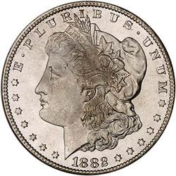 1882-CC Morgan Dollar PCGS MS66