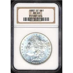 1882-CC Morgan Dollar NGC MS65