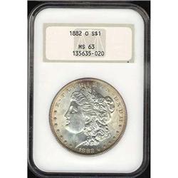 1882-O Morgan Dollar NGC MS63