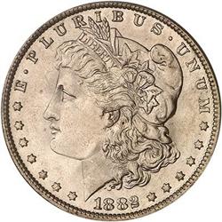 1882-O Morgan Dollar. O over S PCGS MS64