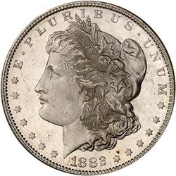 1882-S Morgan Dollar PCGS MS65 DMPL