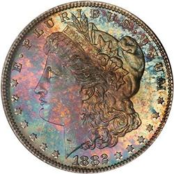 1882-S Morgan Dollar PCGS MS65