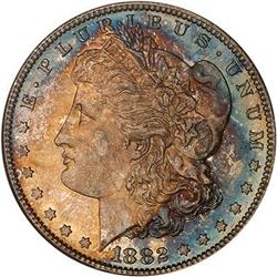 1882-S Morgan Dollar PCGS MS65