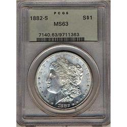 1882-S Morgan Dollar PCGS MS63
