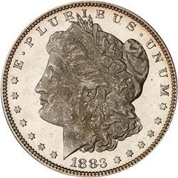 1883 Morgan Dollar ANACS MS65 DMPL