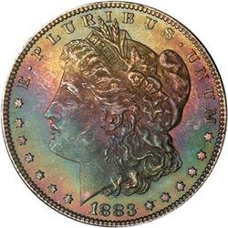 1883 Morgan Dollar PCGS MS65