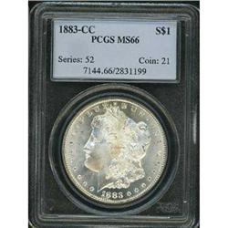 1883-CC Morgan Dollar PCGS MS66