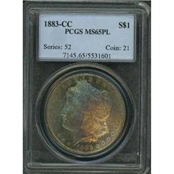 1883-CC Morgan Dollar PCGS MS65 PL
