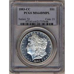 1883-CC Morgan Dollar PCGS MS64 DMPL