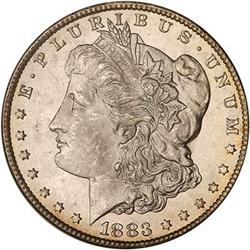 1883-CC Morgan $1 PCGS MS64