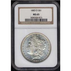 1883-O Morgan Dollar NGC MS65