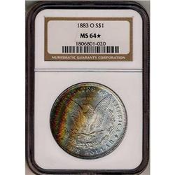 1883-O Morgan Dollar NGC MS64*