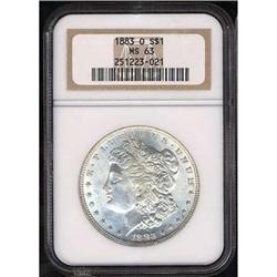 1883-O Morgan Dollar NGC MS63