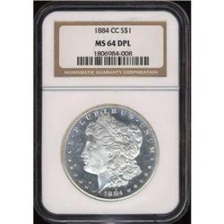 1884-CC Morgan Dollar NGC MS64 DPL