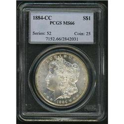 1884-CC Morgan Dollar PCGS MS66