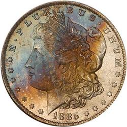 1885-O Morgan $1 NGC MS66 Star