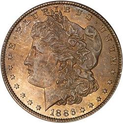 1886 Morgan Dollar PCGS MS65
