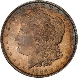 1886 Morgan Dollar PCGS MS65