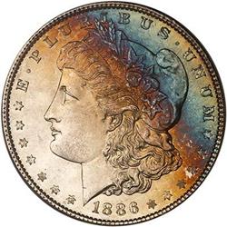 1886 Morgan Dollar PCGS MS65