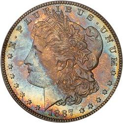 1887 Morgan Dollar PCGS MS64
