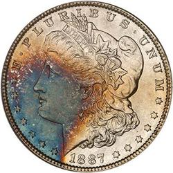 1887 Morgan Dollar PCGS MS64