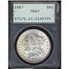 Image 1 : 1887 Morgan Dollar PCGS MS63