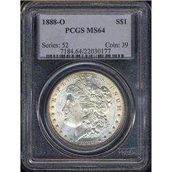 1888-O Morgan $1 PCGS MS64