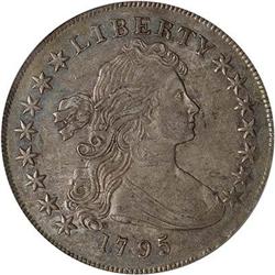 1795 Draped Bust S$1 Center Bust PCGS AU55