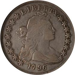 1796 Draped Bust S$1. Sm.date, sm. letters NGC VF25