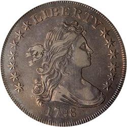 1798 Draped Bust S$1. Small Eagle 13 Stars PCGS EF40
