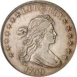 1799 Draped Bust S$1 PCGS AU55