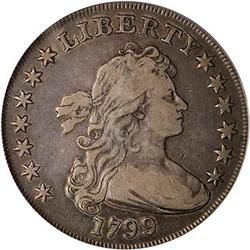 1799 Draped Bust Dollar PCGS VF25