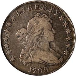 1799 Draped Bust Dollar PCGS VF25