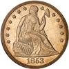 Image 1 : 1853 Liberty Seated Dollar NGC MS64