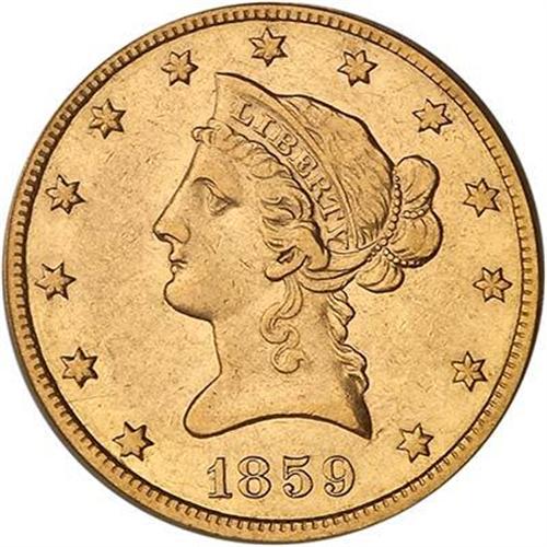 1859-S $10 Liberty PCGS XF45