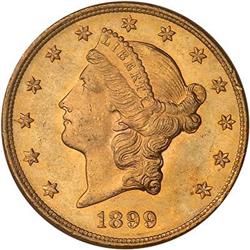 1899-S $20 Liberty NGC MS64