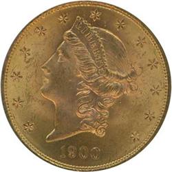 1900 $20 Liberty ICG MS65