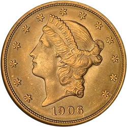 1906-D $20 Liberty NGC MS66