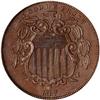 Image 1 : 1867 Pattern Five Cents. Copper, plain edge PCGS PR63BN