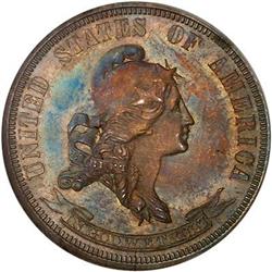 1869 Pattern 25C J-721 Silver reeded edge NGC PF66
