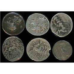 Roman Republic. Collection of 10 silver denarii