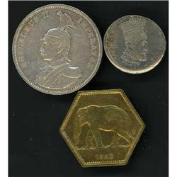 Africa, Lot of Three Coins