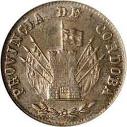 Argentina. Cordoba, 1852 NGC MS 61