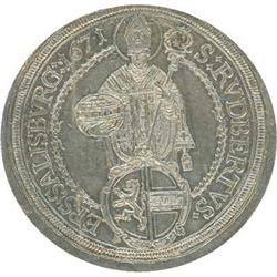Salzburg. Max Gandolph, 1668-1687, 1671 Almost Unc.