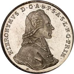 Salzburg. Hieronymous, 1772-1803, 1777 NGC MS 63