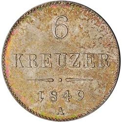 Austria., 6 Kreuzer, 1949A NGC MS66